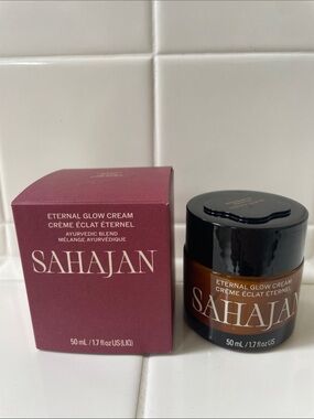 NIB Sahajan Eternal Glow Cream Ayurvedic Blend FULL SIZE 1.7 fl oz